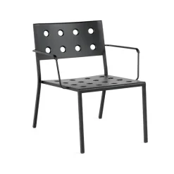HAY Outdoor Lounge Furniture*Balcony lounge armchair, Anthracite Grey