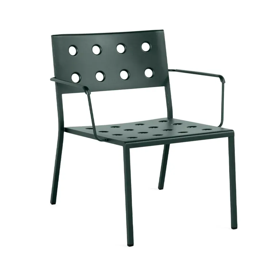 HAY Outdoor Lounge Furniture*Balcony lounge armchair, Dark forest Green
