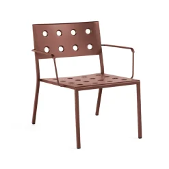 HAY Outdoor Lounge Furniture*Balcony lounge armchair, Iron Red