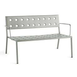 HAY Outdoor Lounge Furniture|Garden Sofas & Garden Benches*Balcony Lounge bench with armrest 121.5x69 cm, Desert Green