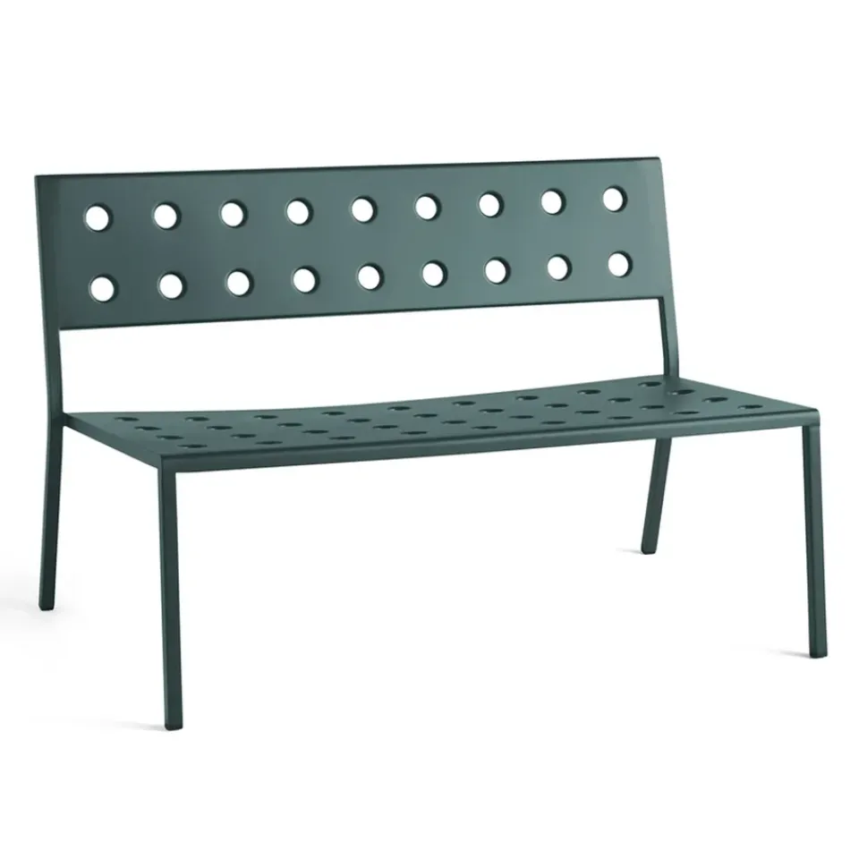 HAY Outdoor Lounge Furniture|Garden Sofas & Garden Benches*Balcony Lounge bench 113.5x69 cm, Dark forest Green