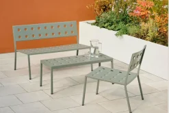 HAY Outdoor Lounge Furniture|Garden Sofas & Garden Benches*Balcony Lounge bench 113.5x69 cm, Desert Green