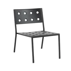 HAY Outdoor Lounge Furniture*Balcony lounge chair, Anthracite Grey