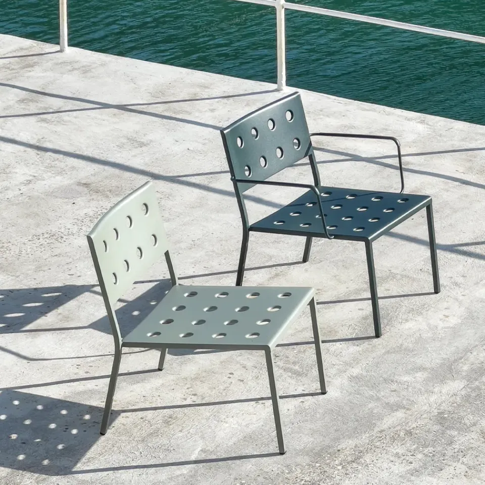 HAY Outdoor Lounge Furniture*Balcony lounge chair, Dark forest Green