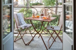 Lafuma Balcony Furniture*Balcony table, Canyon/Terracotta Brown