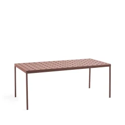 HAY Table For Outdoor Use*Balcony table, Iron , 190 cm Red