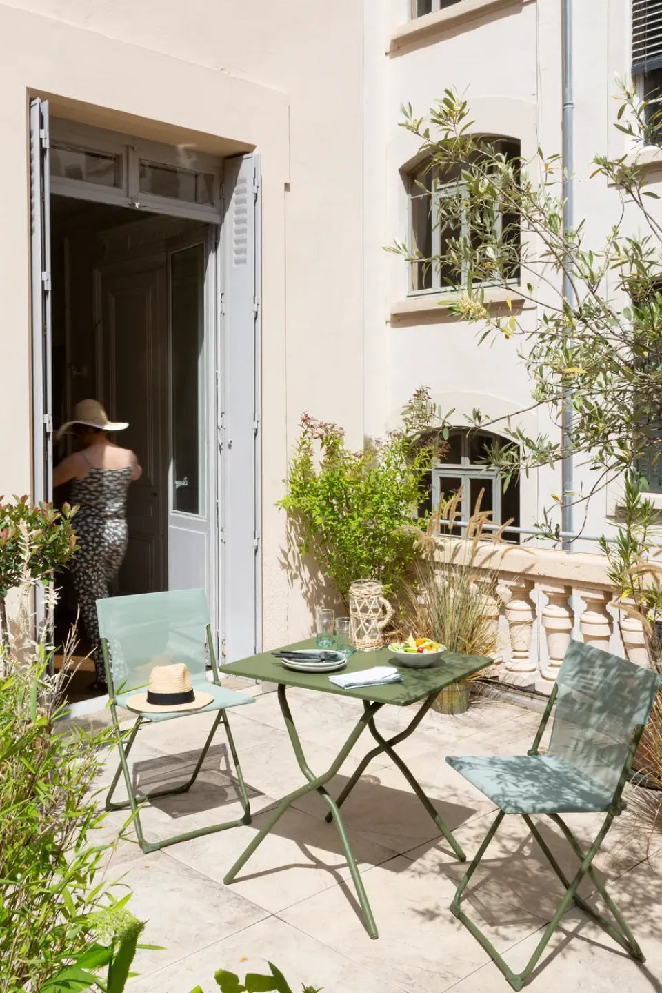 Lafuma Balcony Furniture*Balcony table, Moss/ Green