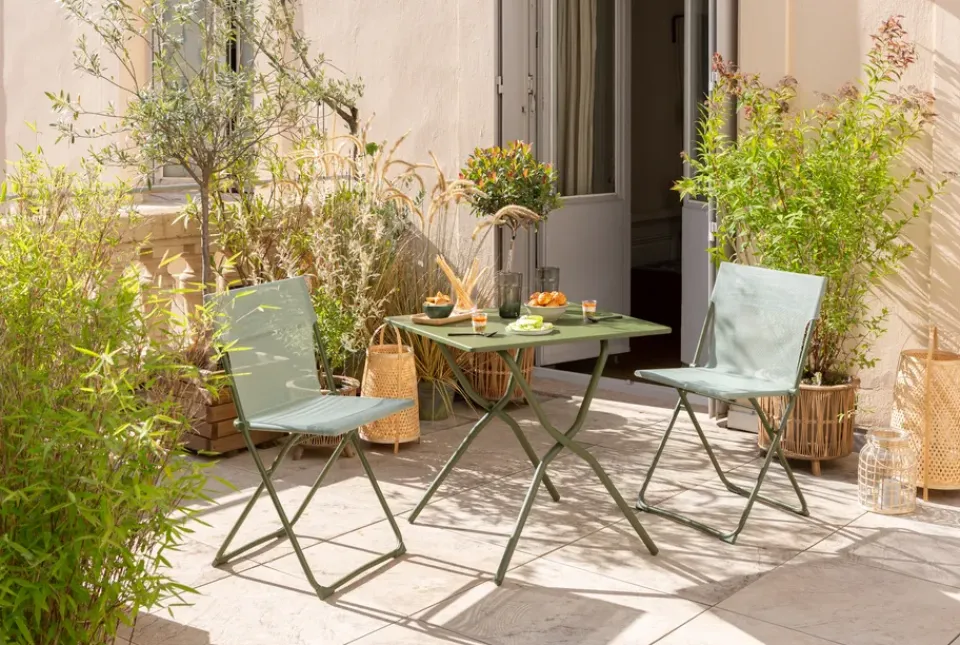 Lafuma Balcony Furniture*Balcony table, Moss/ Green