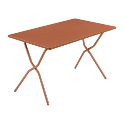 Lafuma Balcony Furniture*Balcony table 70x120 cm, Canyon Orange