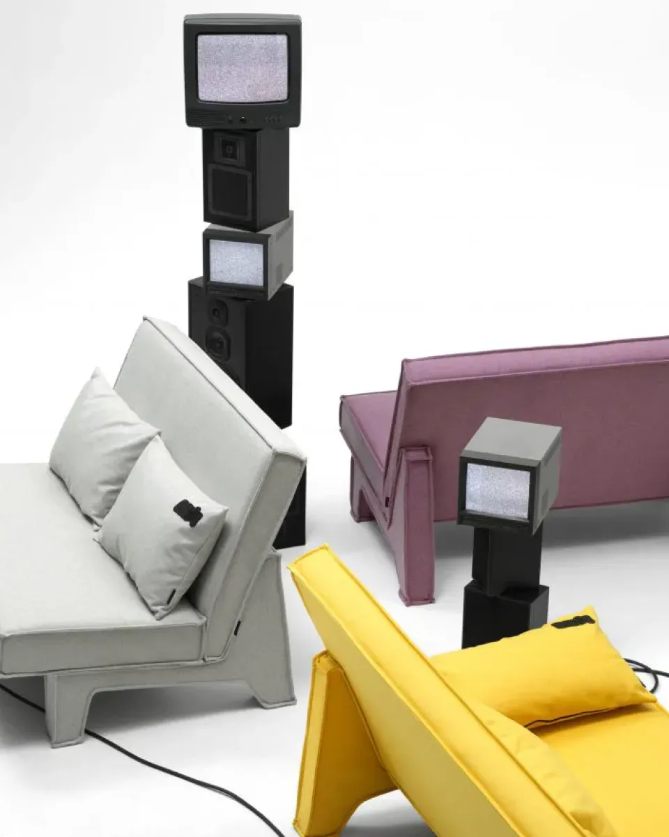 Massproductions Sofas*BAM! 3-seater sofa, 2227 Dijon Yellow