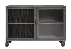 MUUBS Display & Glass Cabinets*Bar cabinet 21 120x80x45 cm, Bronx- Black
