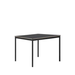Muuto Dining Tables*Base dining table, . plywood edge. 140x80cm Black