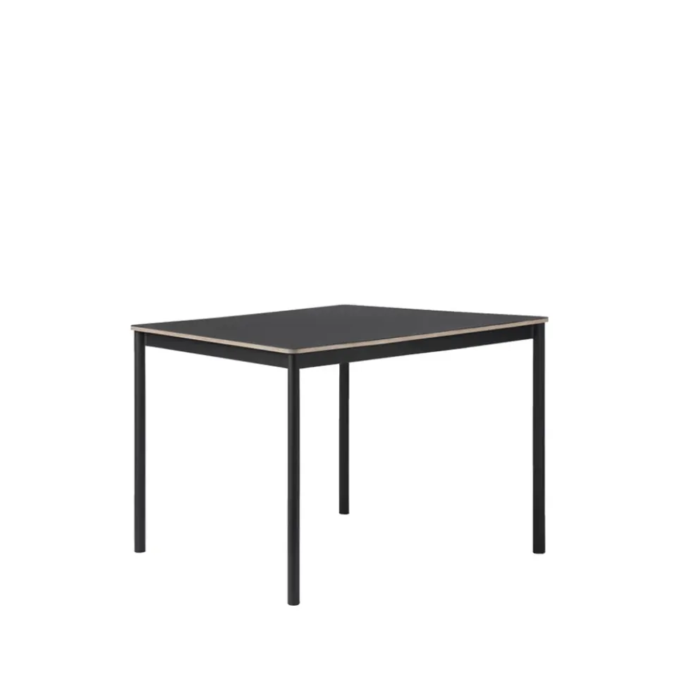 Muuto Dining Tables*Base dining table, . plywood edge. 140x80cm Black