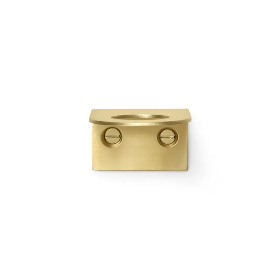 Ferm Living Clothes Racks, Coat Stands & Hangers*Basho wall hanger, brass Gold-coloured