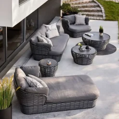 Cane-line Garden Sofas & Garden Benches*Basket daybed, , weave Grey