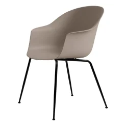 GUBI Chairs*Bat chair plastic black leg, new Beige