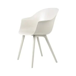 GUBI Seating|Balcony Furniture*Bat Dining Outdoor chair, Alabaster White