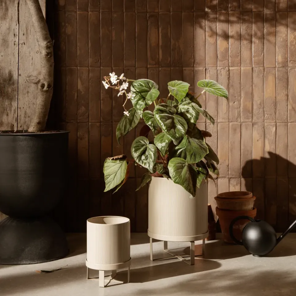 Ferm Living Garden Details & Accessories*Bau flower pot large Ø28 cm, cashmere Beige