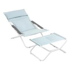 Lafuma Seating*Bayanne sun lounger, Celadon Blue
