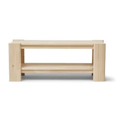 Form & Refine Benches*Beam bench 112 cm, Pinewood Beige