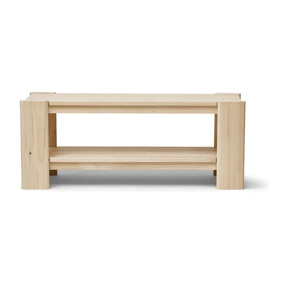 Form & Refine Benches*Beam bench 112 cm, Pinewood Beige