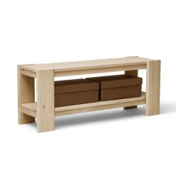 Form & Refine Benches*Beam bench 112 cm, Pinewood Beige