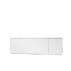 A2 T.V & Media Units|Dressers & Sideboards*Beam side table, lacquer, base, tabletop in carrara marble White