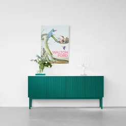 A2 T.V & Media Units|Dressers & Sideboards*Beam side table, lacquer, base in oiled oak White