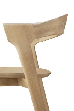 Ethnicraft Bar Stools*Beech bar stool, Lacquered oak, 75 cm Beige