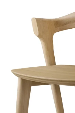 Ethnicraft Bar Stools*Beech bar stool, Lacquered oak, 65 cm Beige