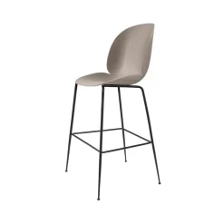 GUBI Bar Stools*Beetle Barstool high, New , black steel legs Beige