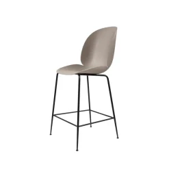 GUBI Bar Stools*Beetle barstool low, New , black steel legs Beige