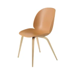 GUBI Chairs*Beetle chair, Amber , matte lacquered oak legs Brown