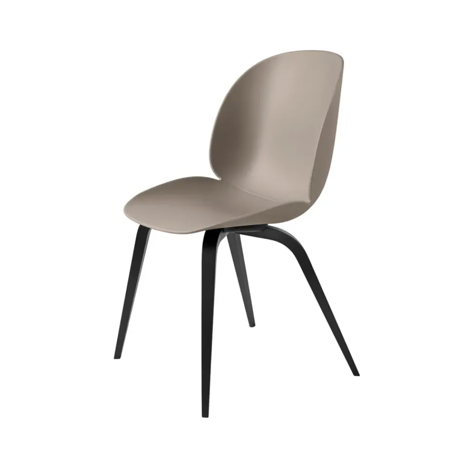 GUBI Chairs*Beetle chair, New , black stained birch legs Beige