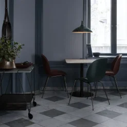 GUBI Chairs*Beetle chair, New , matte lacquered oak legs Beige