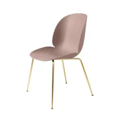 GUBI Chairs*Beetle chair, Sweet , brass legs Pink