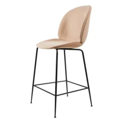 GUBI Bar Stools*Beetle counter chair - upholstered bar stool - low, Sunday 034-black Brown