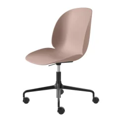 GUBI Office Chairs*Beetle Meeting Chair office chair, Sweet -black Pink