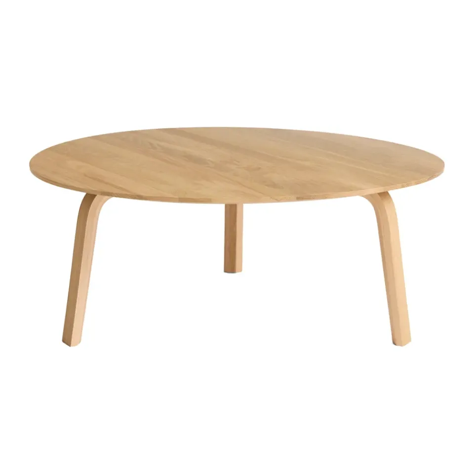 HAY Coffee Tables*Bella coffee table, Lacquered oak, Ø80x32 cm Beige