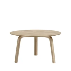 HAY Coffee Tables*Bella coffee table, Lacquered oak, Ø60x32 cm Beige