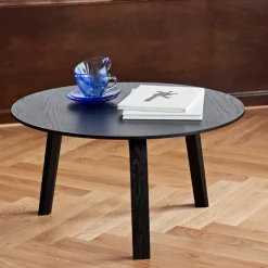 HAY Coffee Tables*Bella coffee table, Lacquered oak, Ø60x32 cm Beige