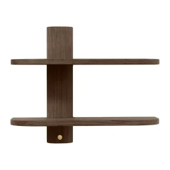 Andersen Furniture Shelves & Shelving Systems*Bend wall shelf, Smoked Oiled Oak, 50x18x40 cm Brown