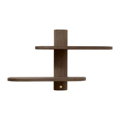 Andersen Furniture Shelves & Shelving Systems*Bend wall shelf, Smoked Oiled Oak, 50x18x40 cm Brown
