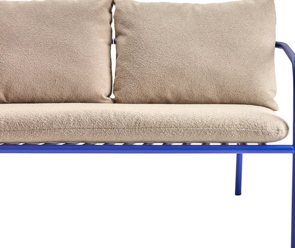 Brafab Garden Sofas & Garden Benches|Balcony Furniture*Bendt sofa, Teddy beige-indigo Blue