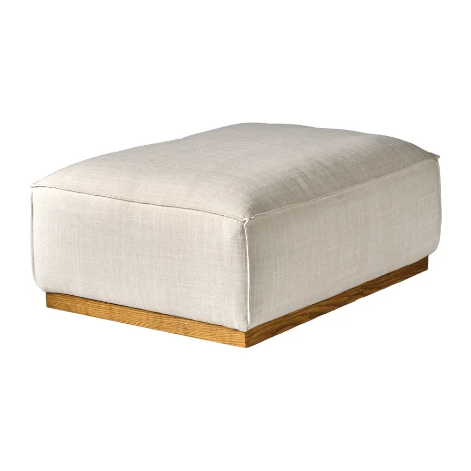 1898 Armchairs & Footstools*Bergsdal footstool, Oslo nature White