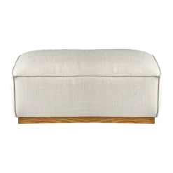 1898 Armchairs & Footstools*Bergsdal footstool, Oslo nature White