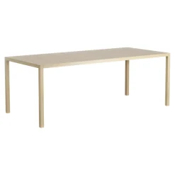 Swedese Dining Tables*Bespoke table 90x200 cm, Oak laquered Beige