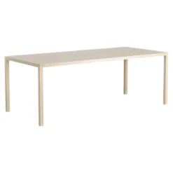 Swedese Dining Tables*Bespoke table 90x200 cm, Oak white pigment Beige