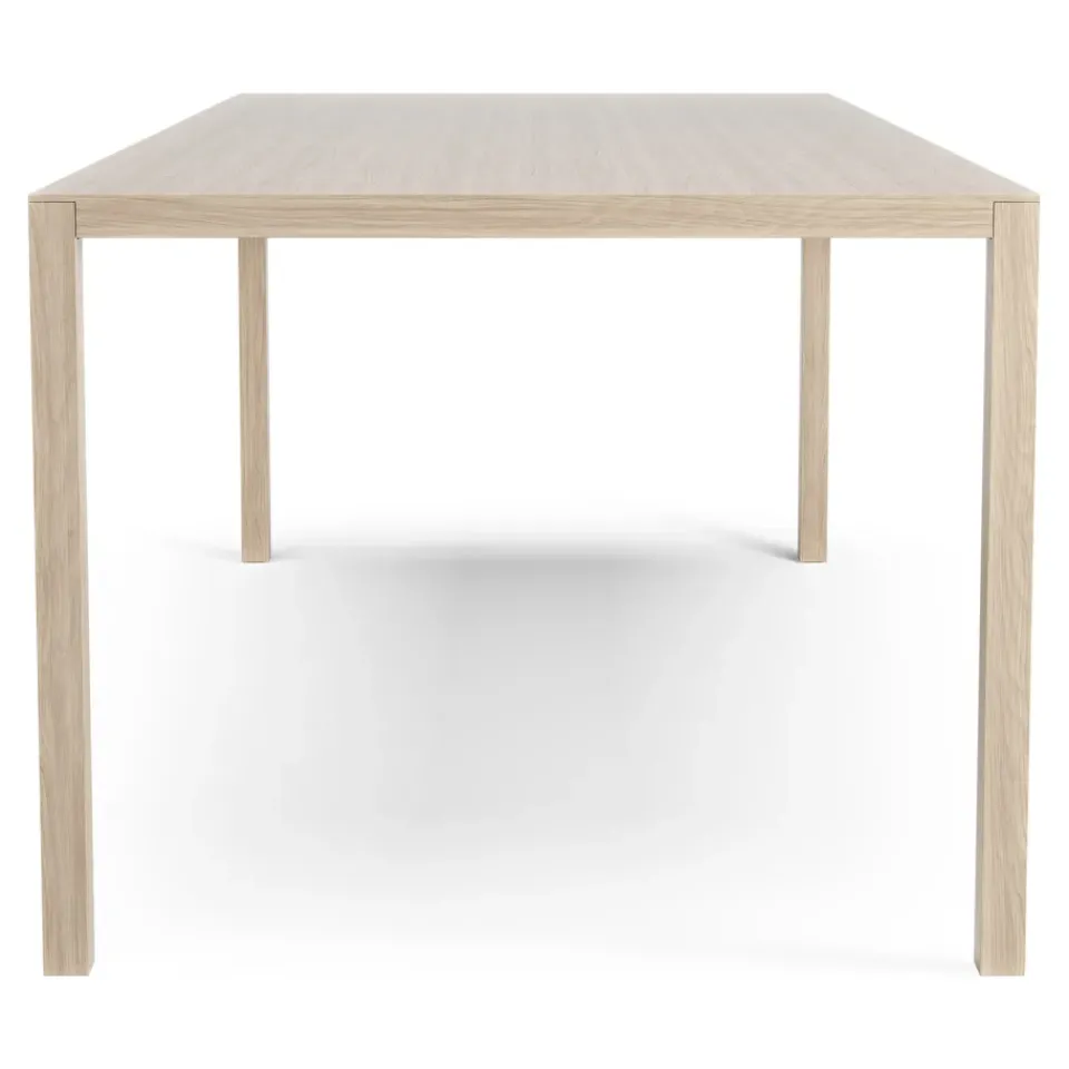 Swedese Dining Tables*Bespoke table 90x200 cm, Oak white pigment Beige