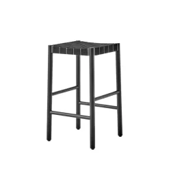 &Tradition Bar Stools*Betty TK7 barstool, , braided linen band seat Black
